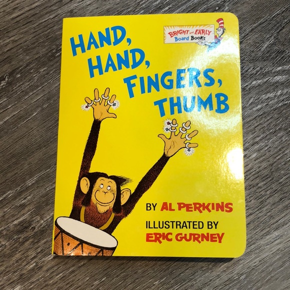 Cat in Hat Book. Hand hand finger, thumbs - Picture 1 of 5